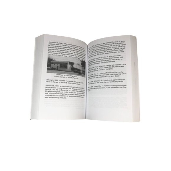 History Tidbits Of Jefferson County Tennessee 1976-2012 Ginger Poe Burchett Sign - Picture 4 of 7